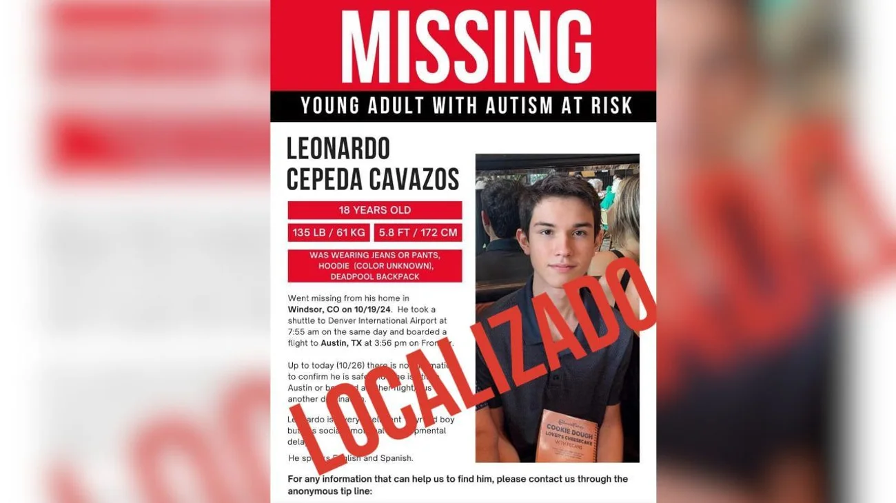 Localizan a joven de Colorado que era buscado en Allende, NL