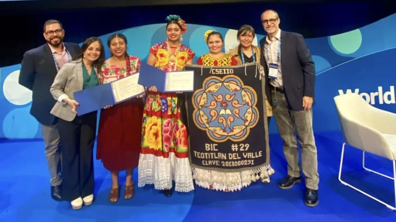 Jóvenes zapotecas ganan premio mundial por proyecto hídrico