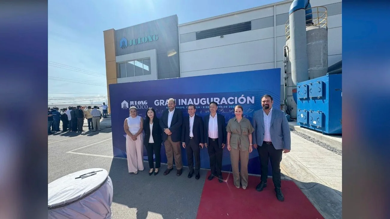 Inaugura Julong primera planta en el extranjero en Ramos Arizpe