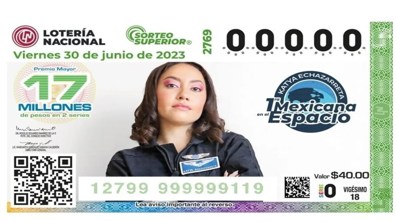 Lotería Nacional rinde homenaje a Katya Echazarreta
