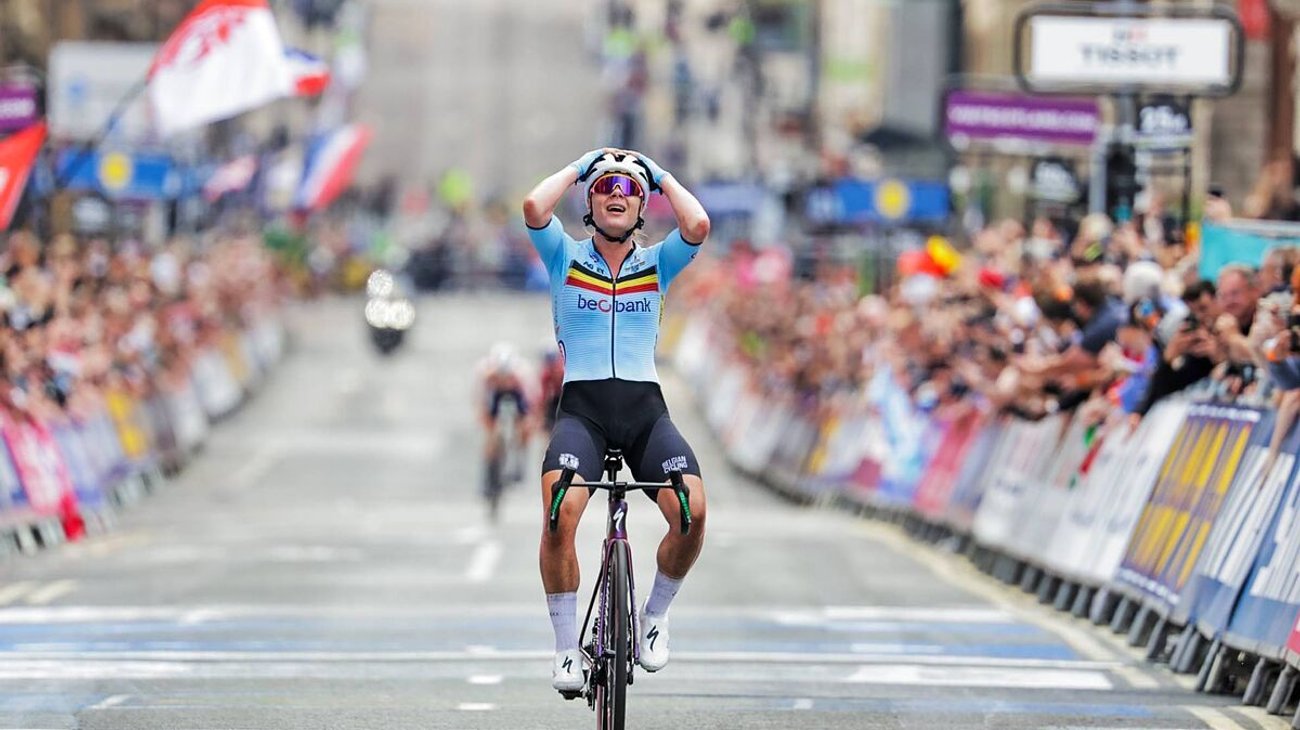 Lotte Kopecky gana su primer título mundial de ruta