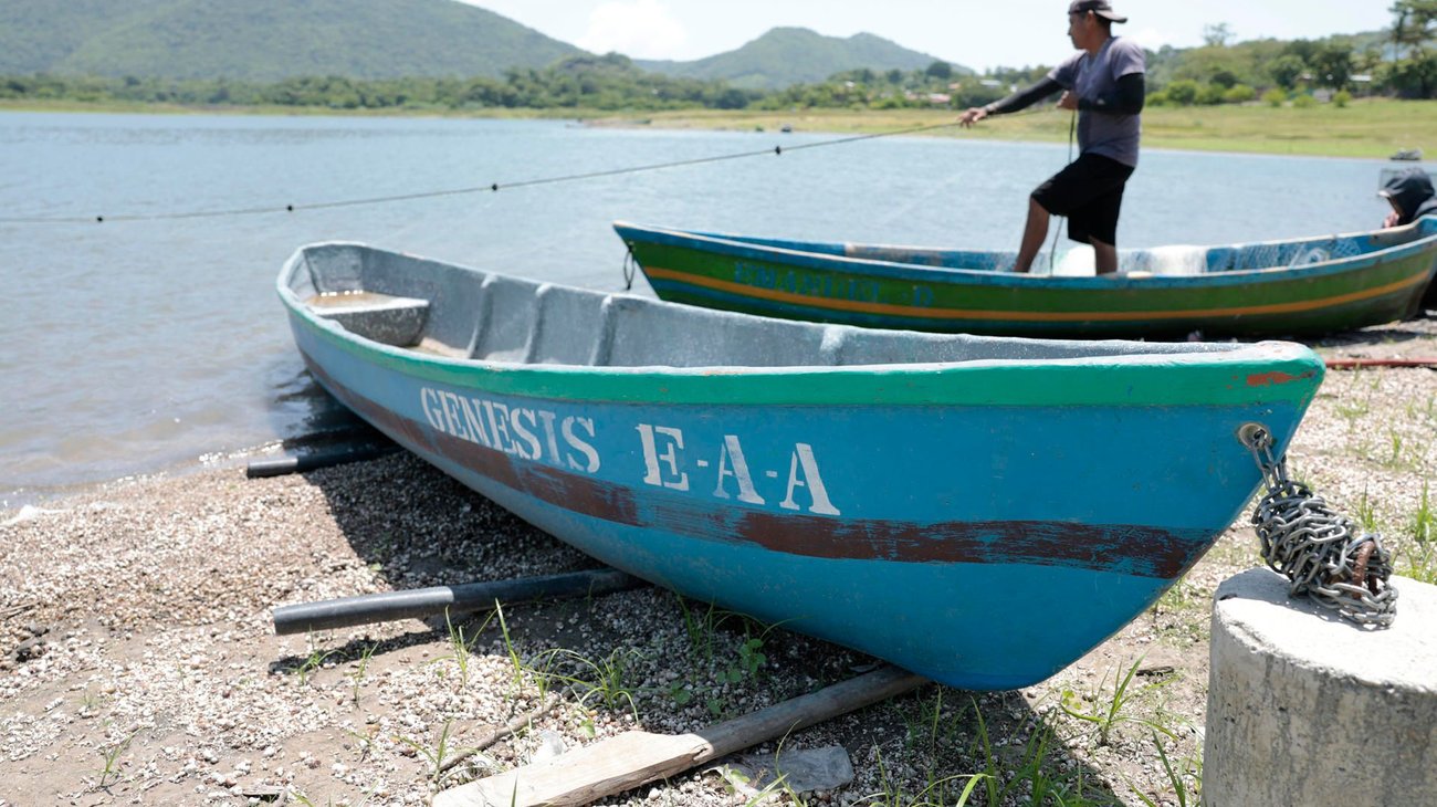 Amenaza El Niño un lago que comparten El Salvador y Guatemala