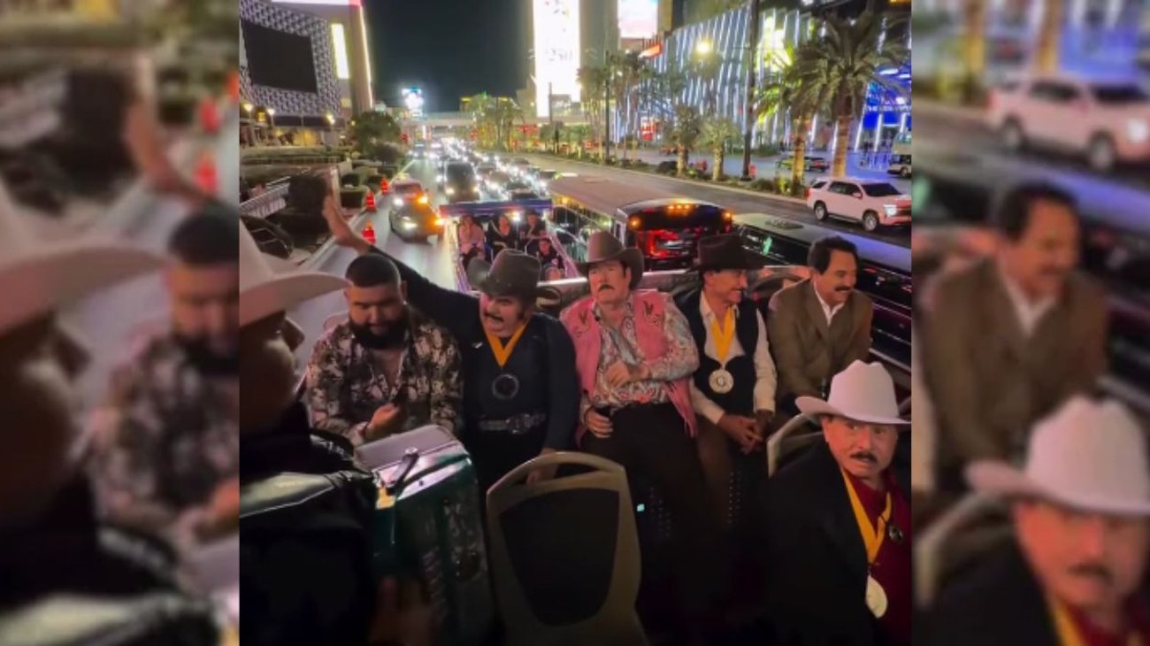 Lalo Mora se 'da el rol' por Las Vegas con 'Palomazo Norteño'