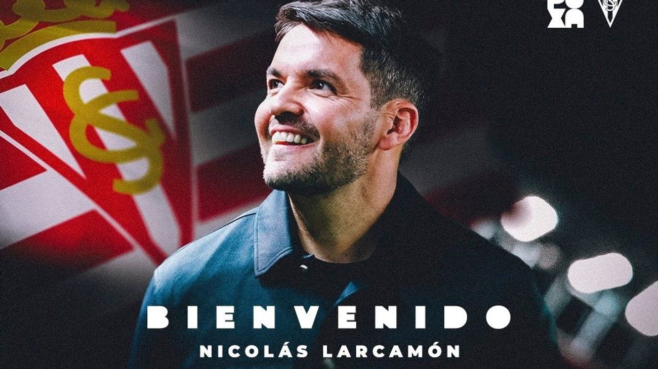 Nicolás Larcamón firma como nuevo técnico del Sporting de Gijón