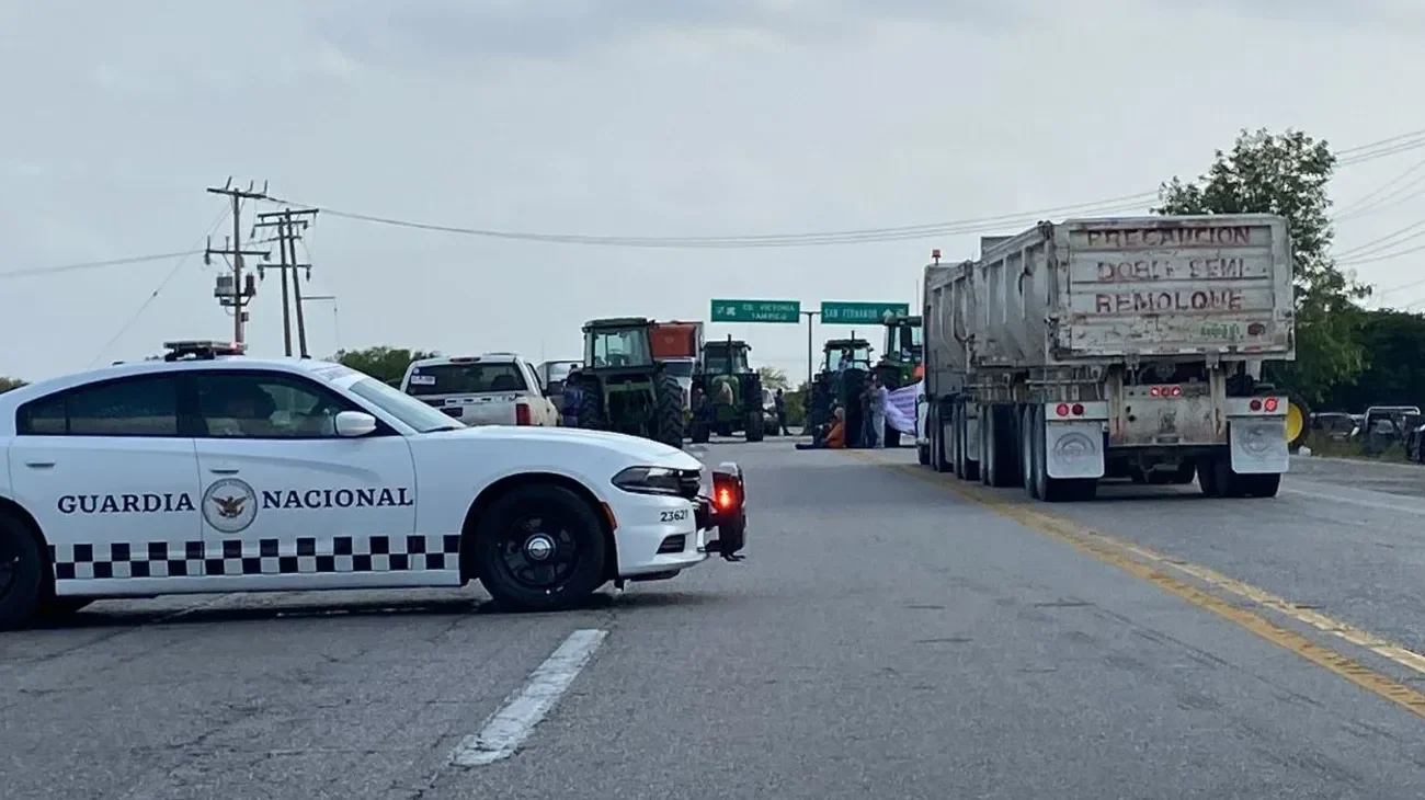 Cancelan agricultores bloqueo en carreteras en Matamoros