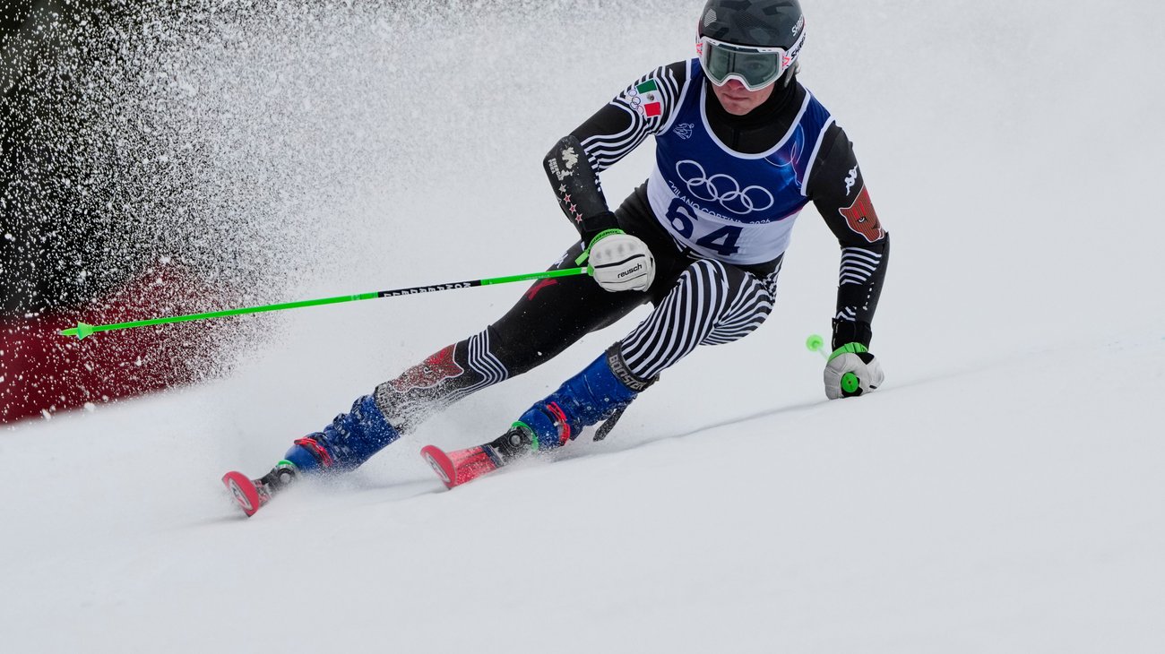 Lasse Gaxiola debuta en esquí alpino en Juegos de Invierno 2026