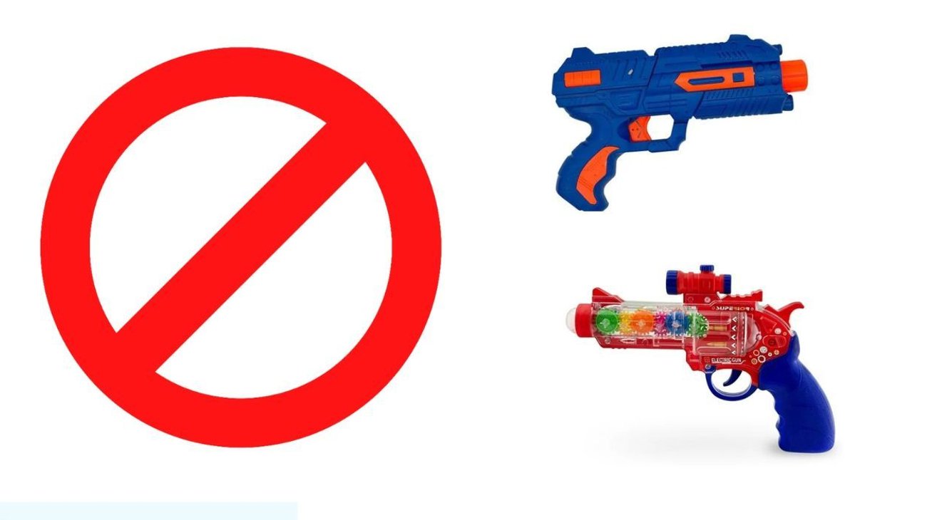 Proponen prohibir la venta de armas de juguete en el congreso