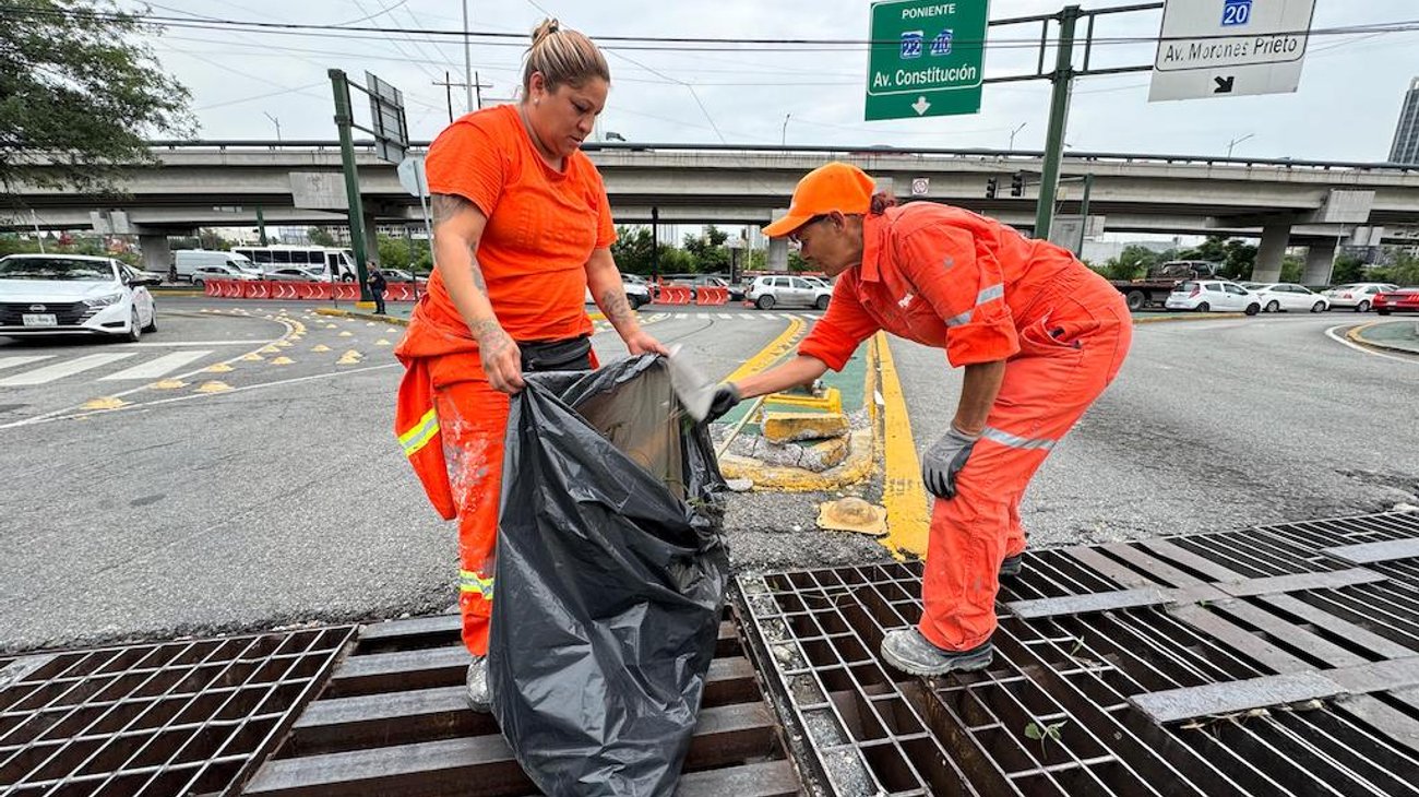 Limpia estado drenaje pluvial para evitar inundaciones
