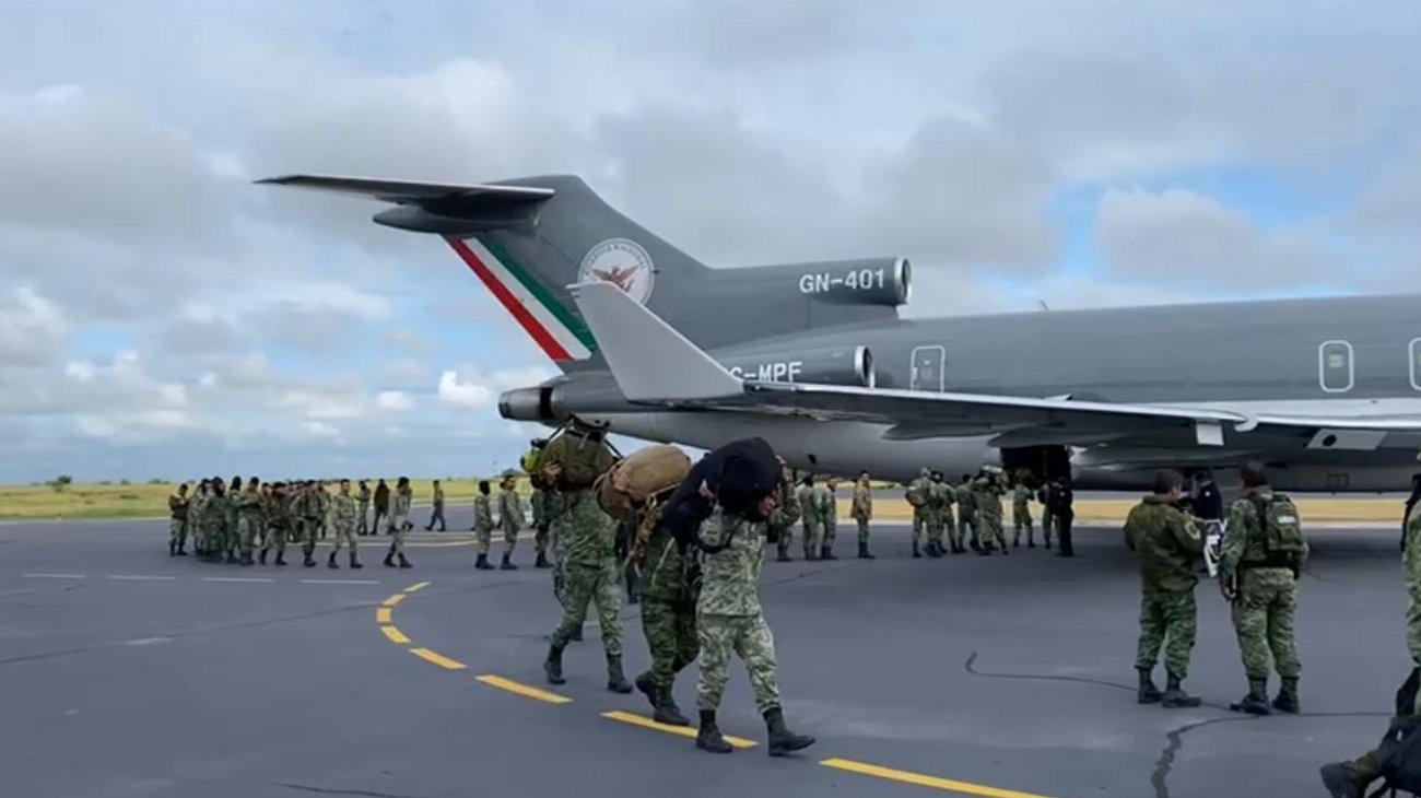 Arriban 100 elementos de Fuerza Especiales a Nuevo Laredo