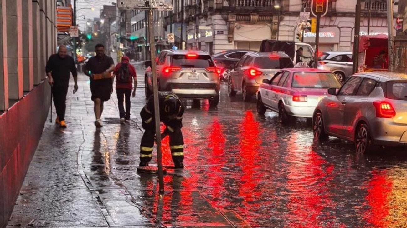 Reporte de afectaciones por lluvias registradas en la CDMX