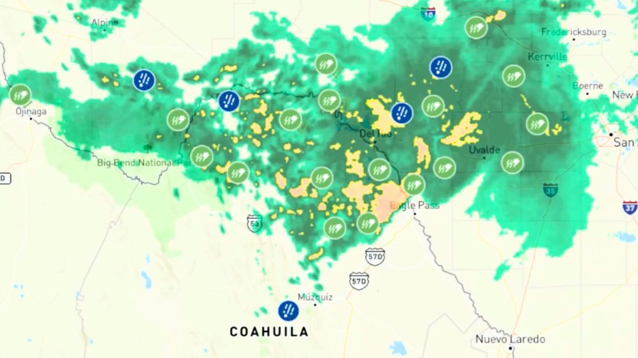 Prevén lluvias intensas y granizo en gran parte de Coahuila
