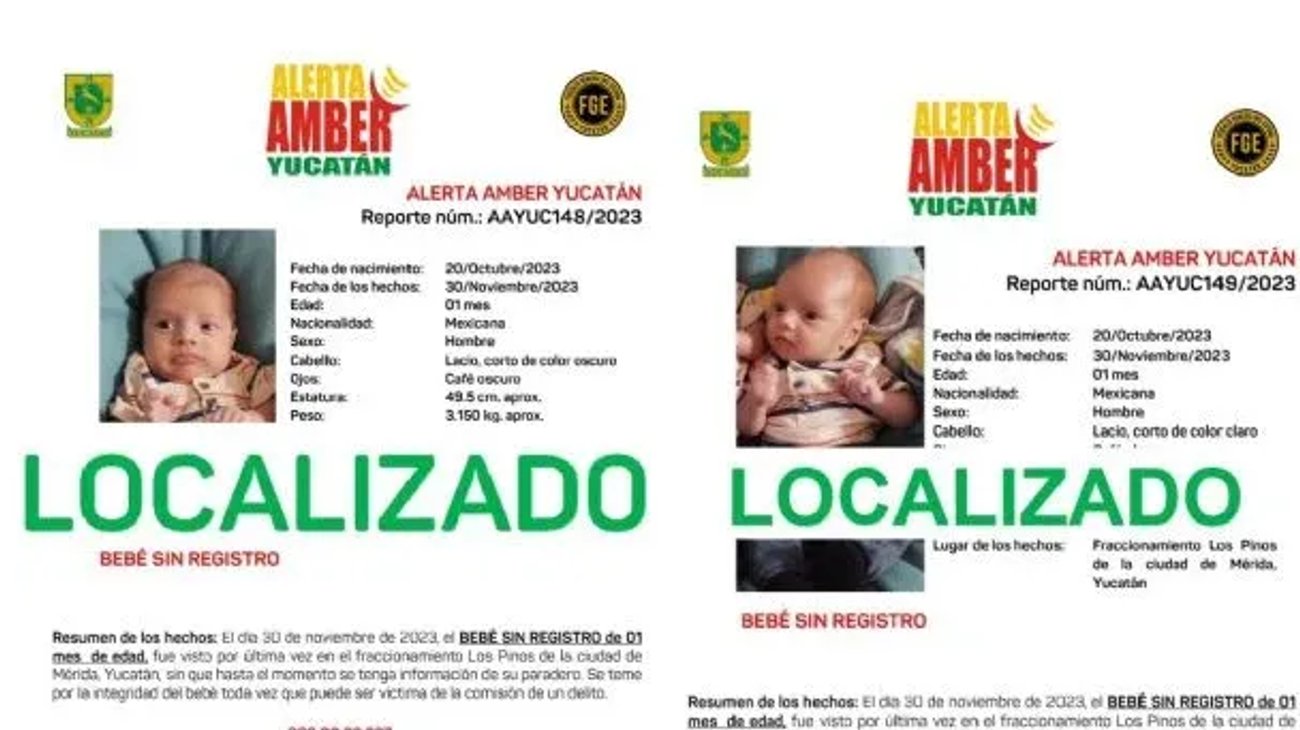 Encuentran con vida a los gemelos desaparecidos en Yucatán
