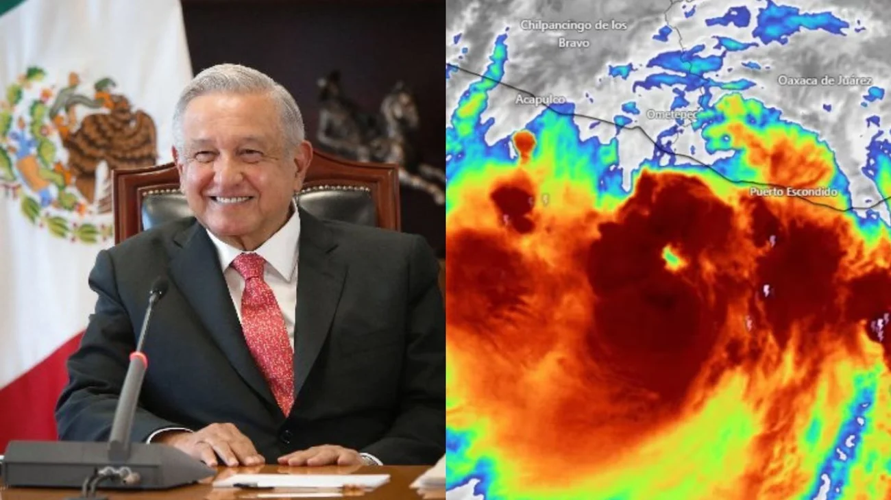 AMLO advierte sobre el impacto del huracán John en Guerrero