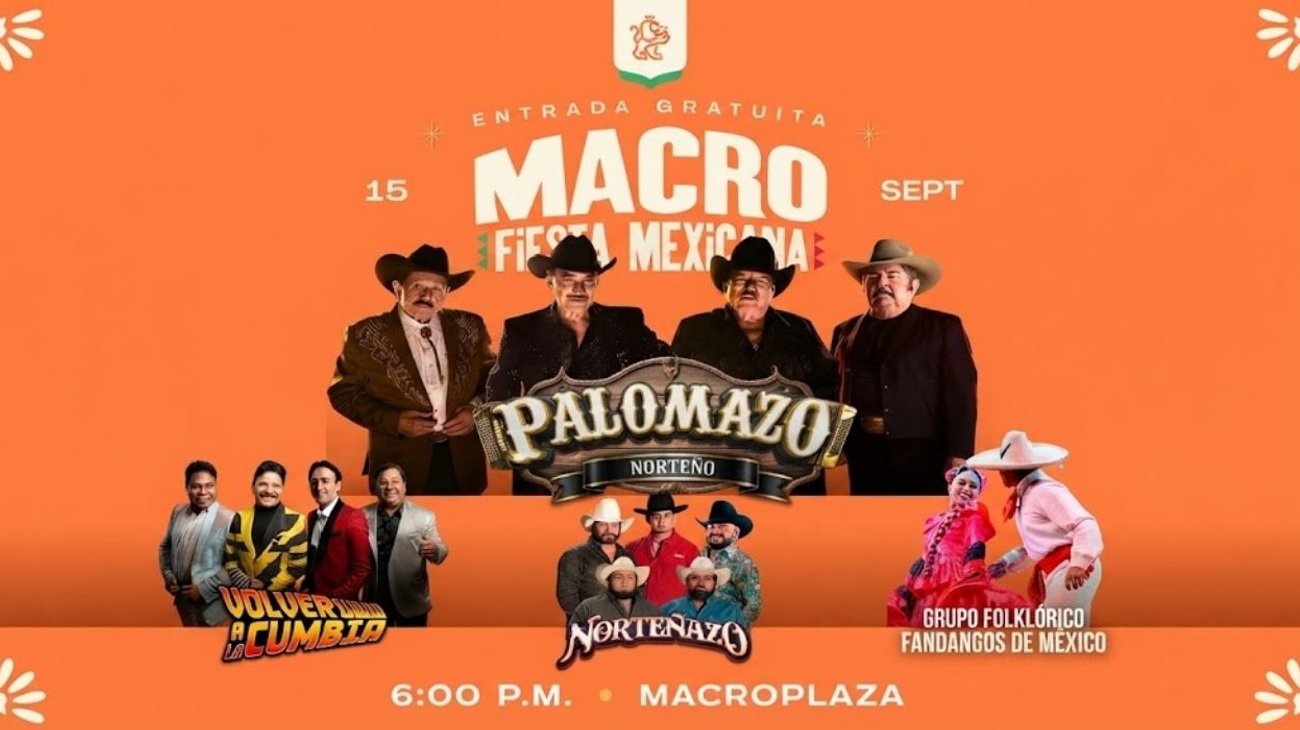 Palomazo Norteño encabezará fiesta del Grito en Monterrey