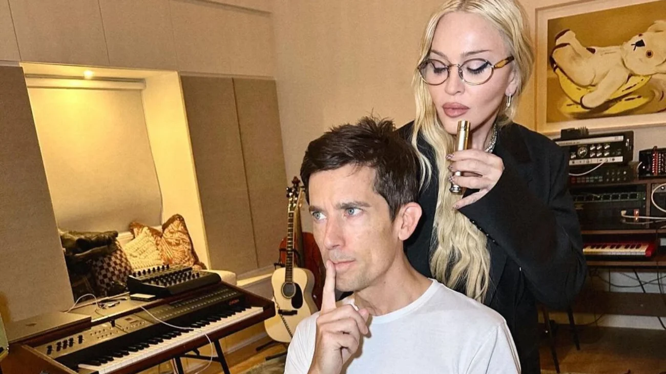 Madonna vuelve al estudio de grabación junto a Stuart Price
