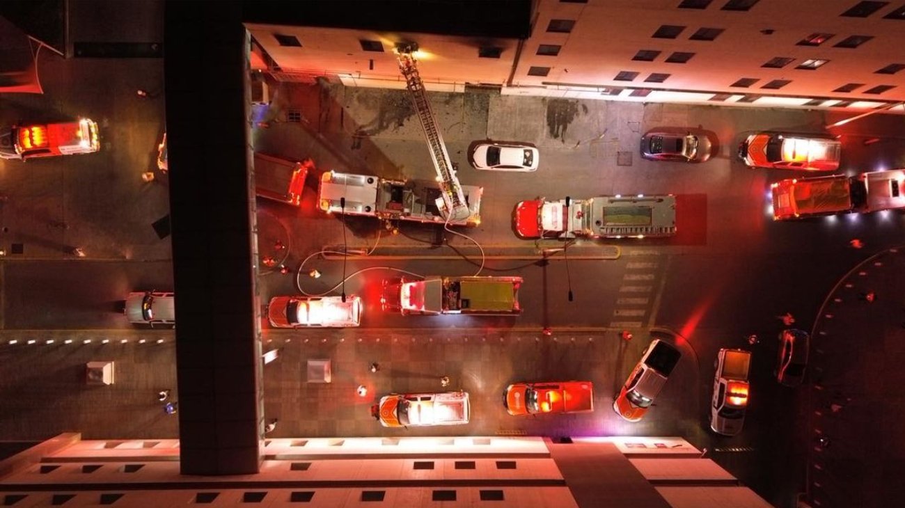 Se registra incendio en un área del Hospital Universitario