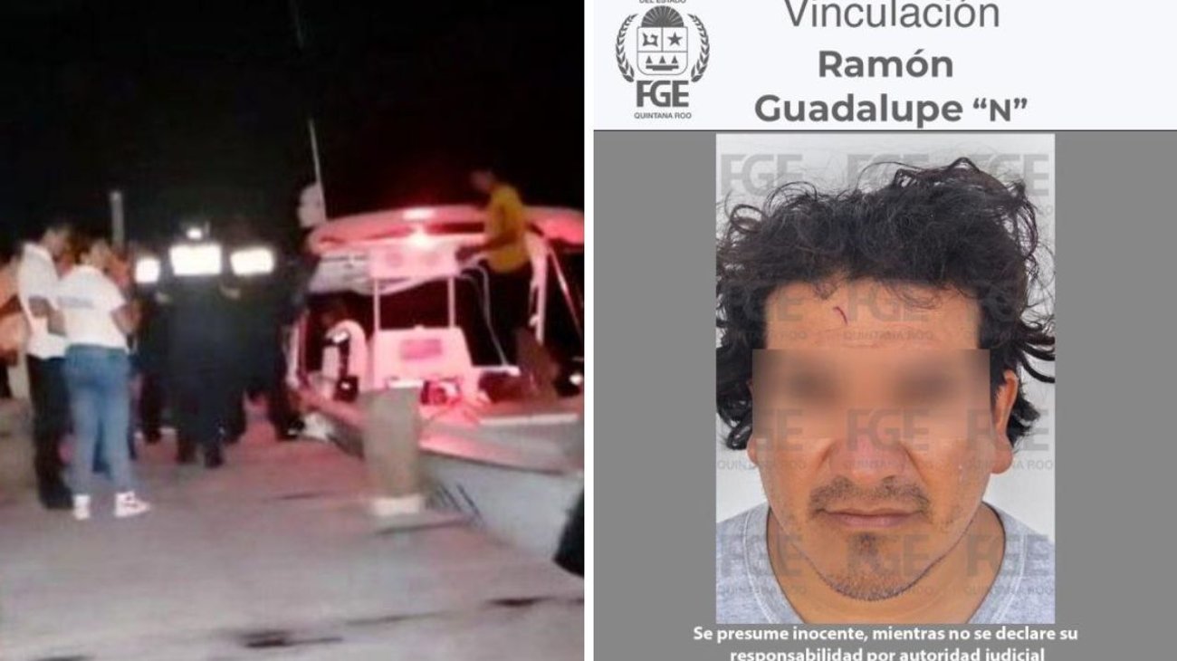 Vinculan al capitán del barco que se hundió en Isla Mujeres