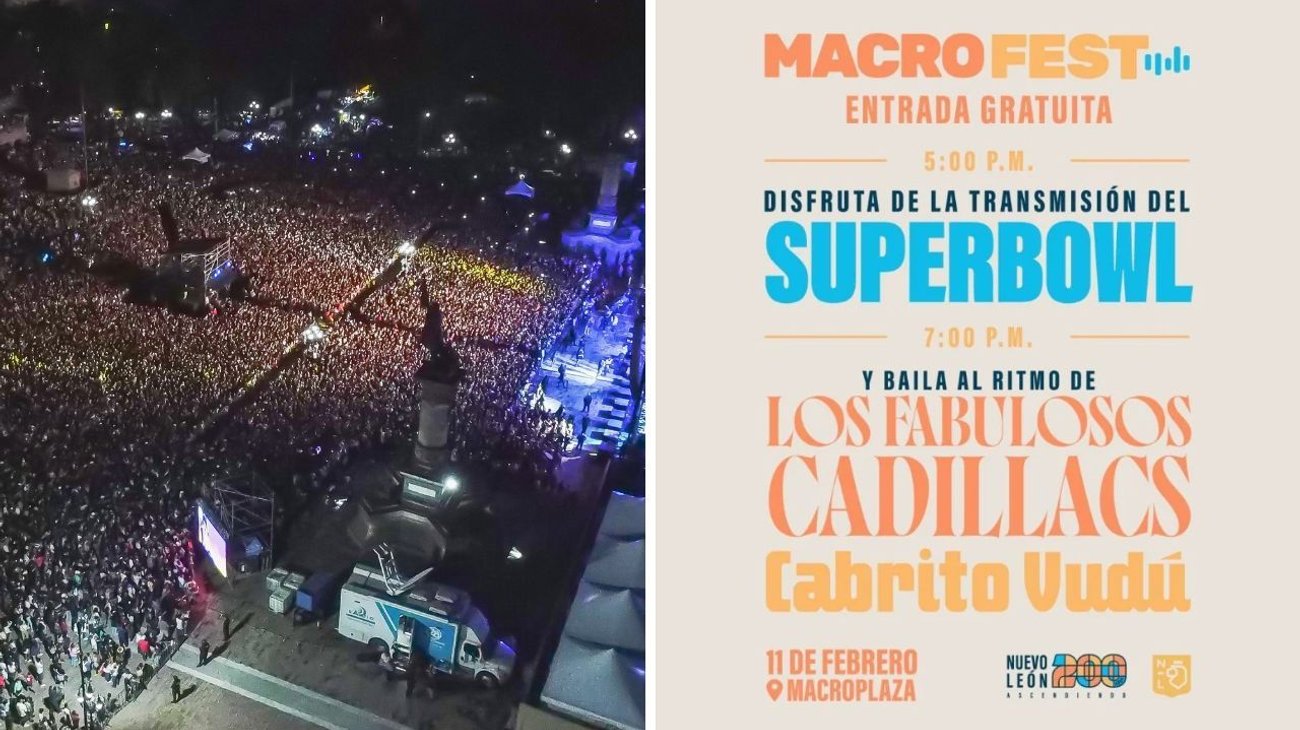 Transmitirán el Super Bowl antes del concierto en Macrofest