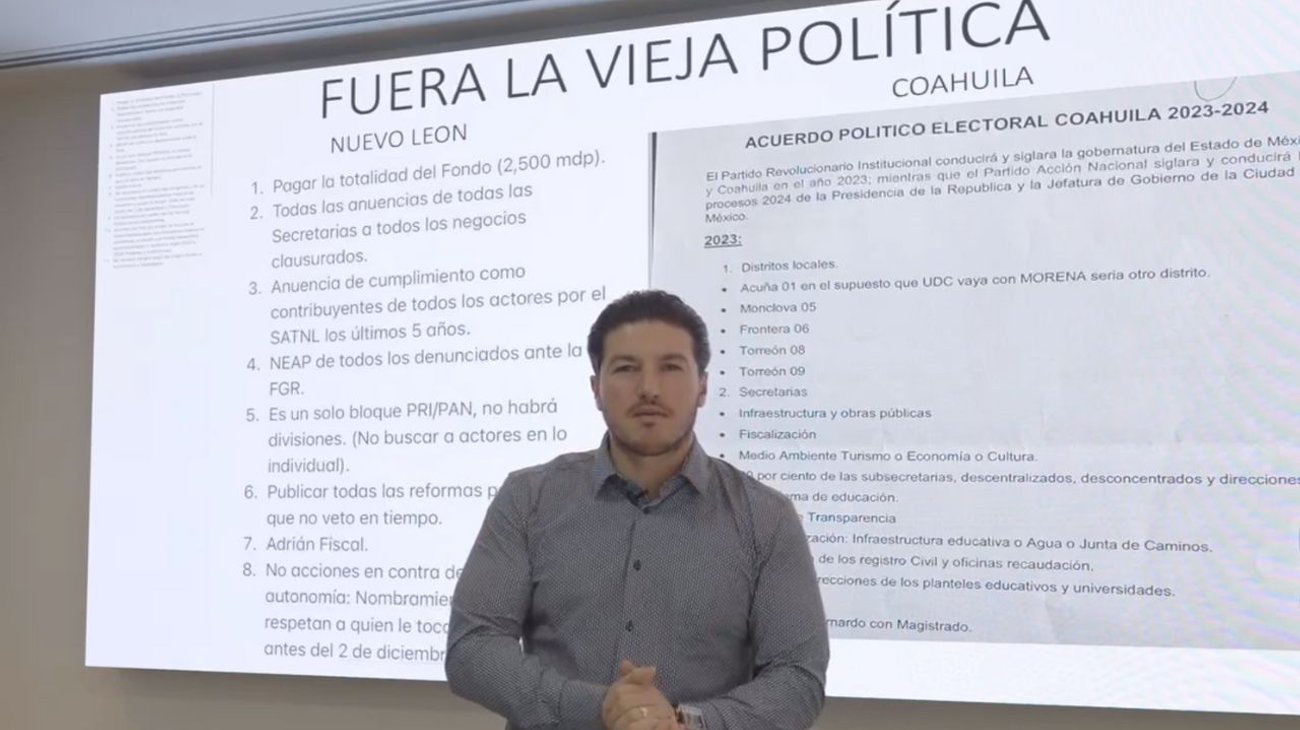Explica Samuel porqué sacará a la vieja política de NL