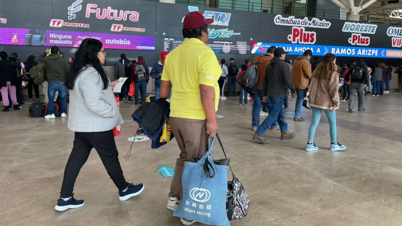 Registra Central de Autobuses alto flujo de usuarios