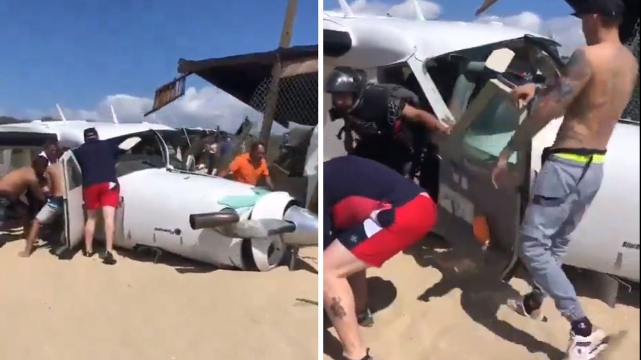 Avioneta aterriza de emergencia en Oaxaca; hay un muerto