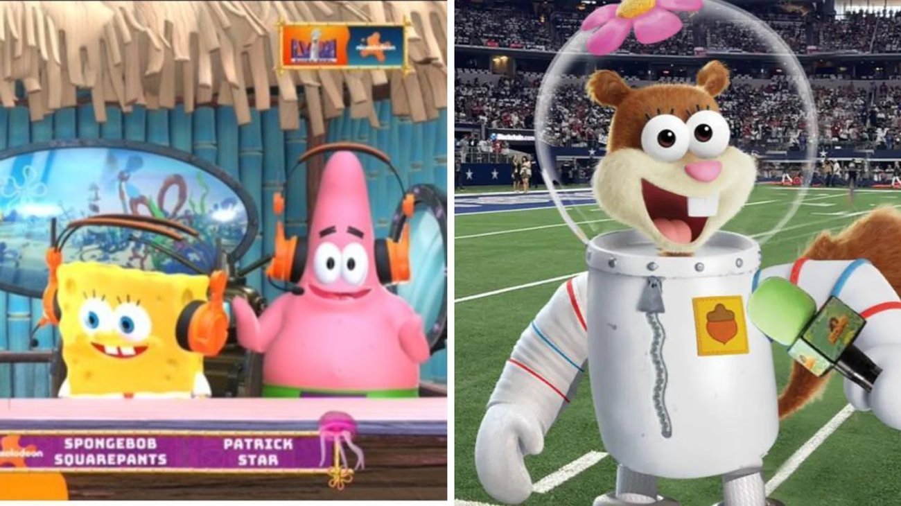 Se apoderan personajes de Nickelodeon del Super Bowl