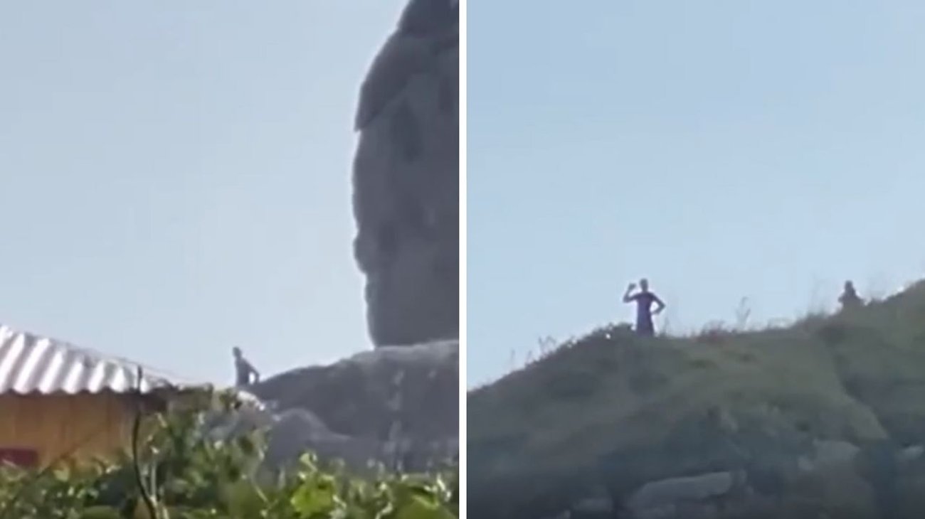 Captan dos extrañas criaturas gigantes en Brasil