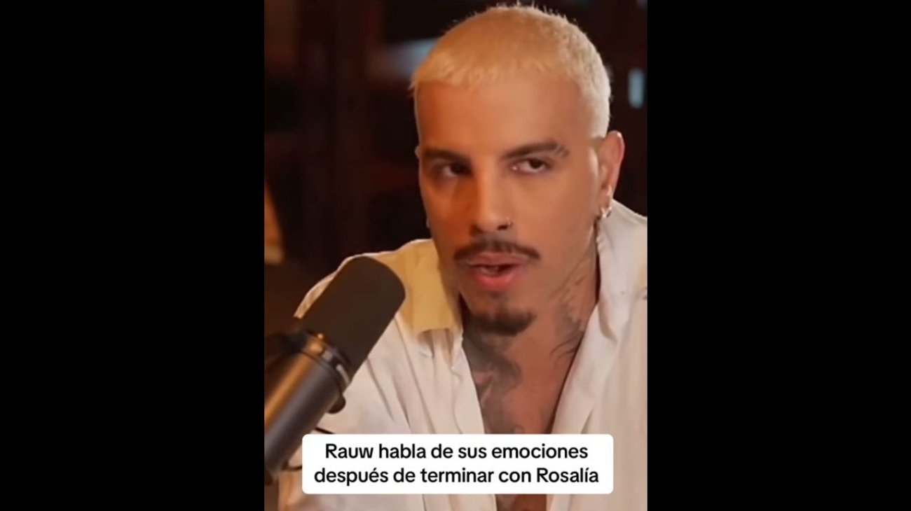 Rauw Alejandro habla por fin sobre ruptura con Rosalía