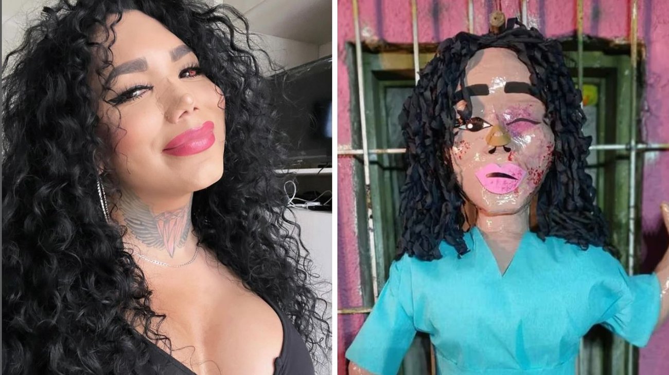 Cancelan a tienda por crear piñata de Paola Suarez golpeada