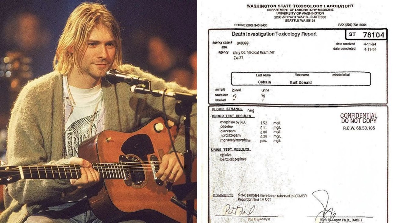 Filtran supuesta autopsia del músico Kurt Cobain