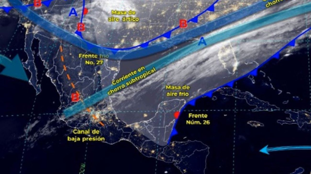 Alertan llegada de tolvaneras por frente frío en NL