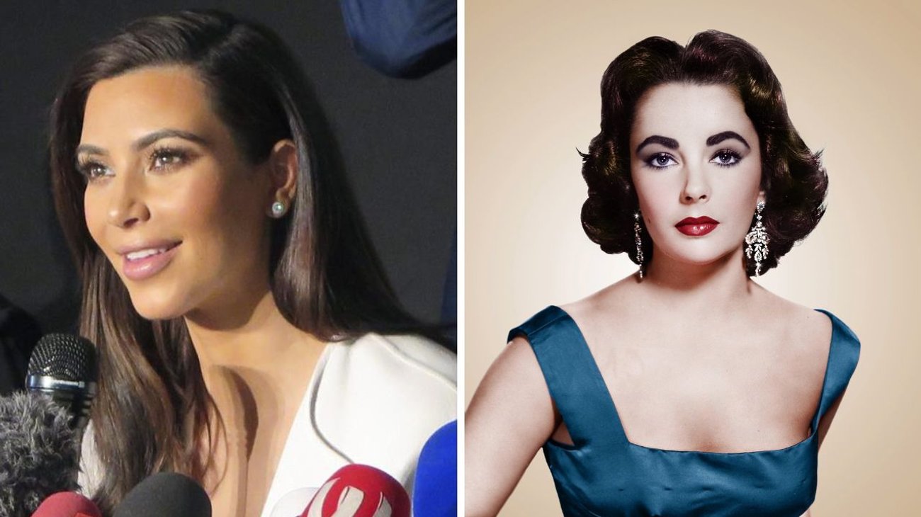 Kim Kardashian producirá serie sobre Elizabeth Taylor