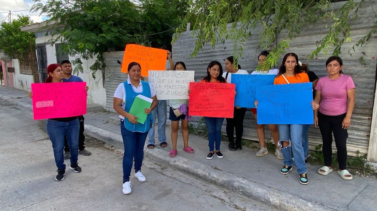 Interviene Derechos Humanos en conflicto de maestra en kínder