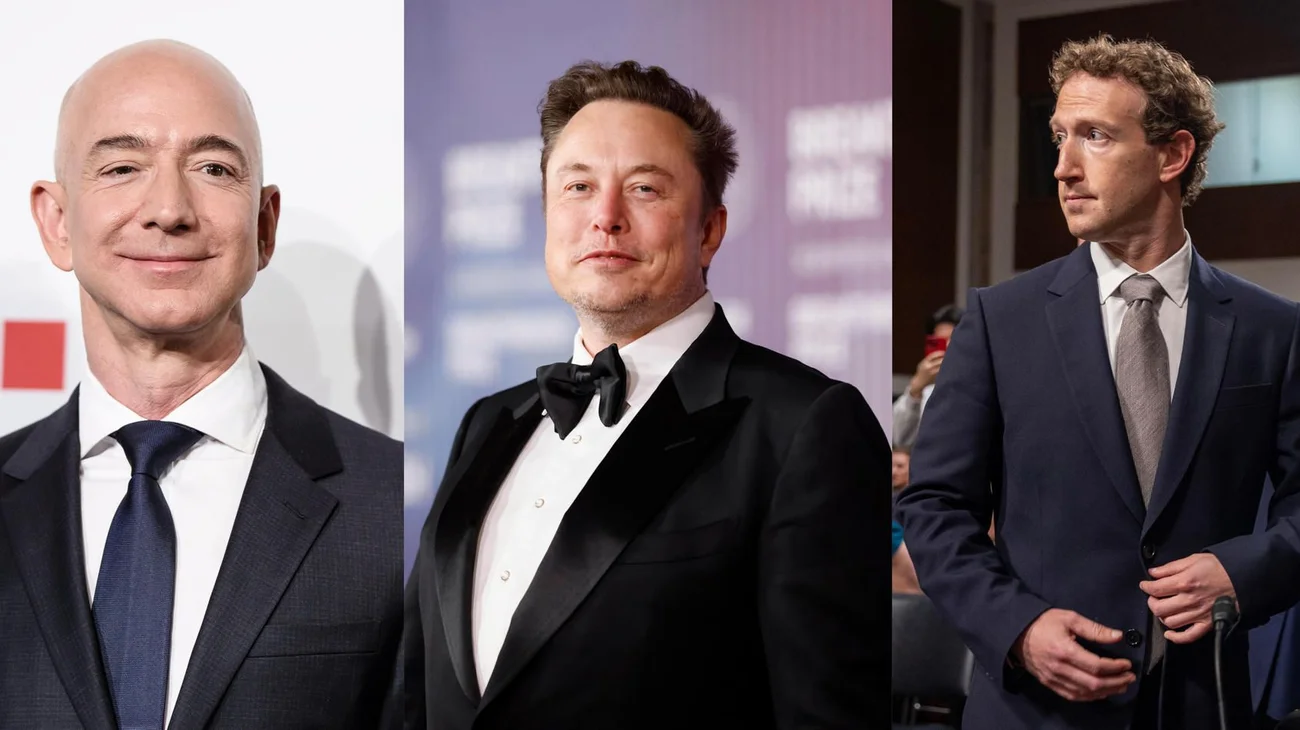 Musk, Bezos y Zuckerberg acudirán al acto de investidura de Trump