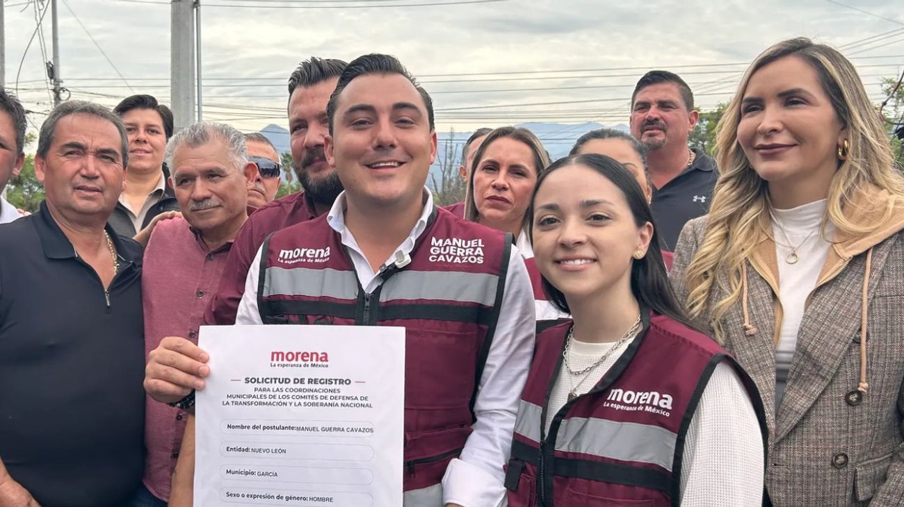 Manuel Guerra se registra para coordinar a Morena en García