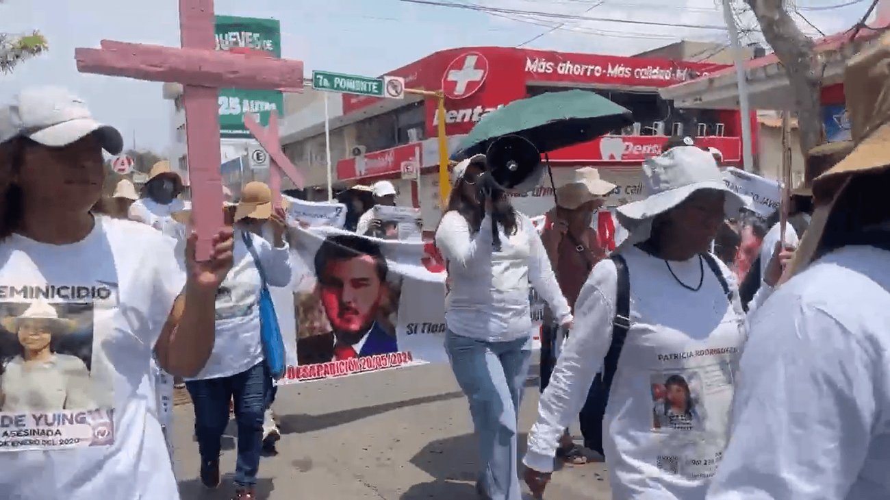 Madres migrantes recorren Chiapas en busca de desaparecidos