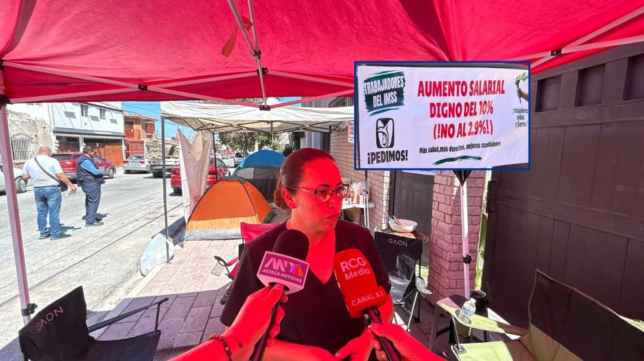 Marcharán empleados del IMSS hacia zona Centro de Saltillo