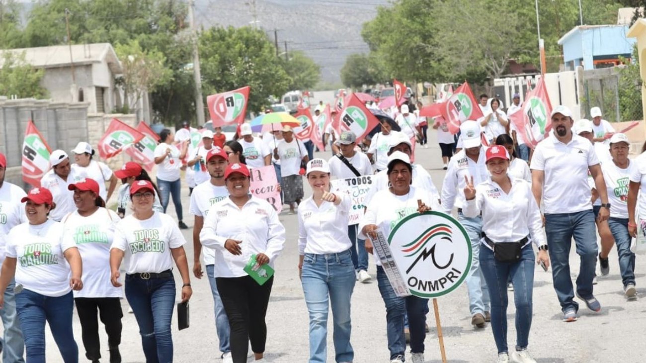 María Bárbara Cepeda concluye semana de campaña en Coahuila