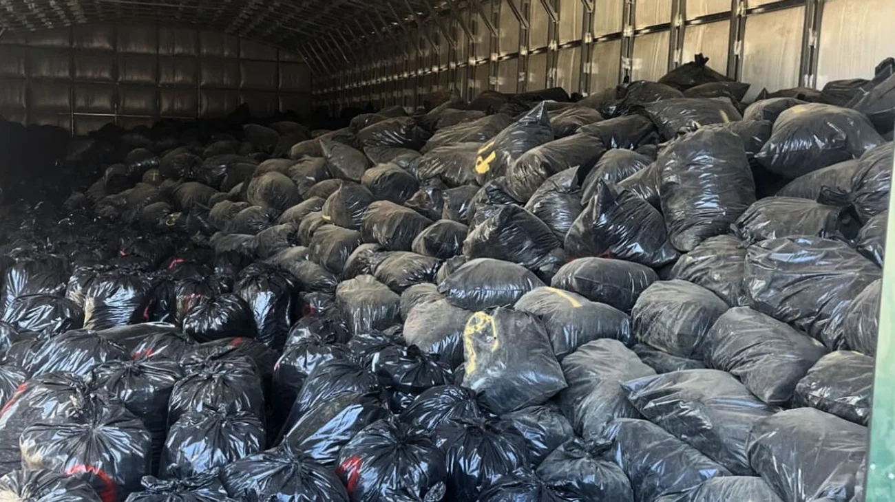 Hallan 45 toneladas de marihuana en un almacén en California