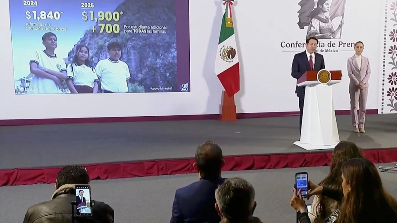 Anuncia Sheinbaum beca 'Rita Cetina Gutiérrez' de $1,900 