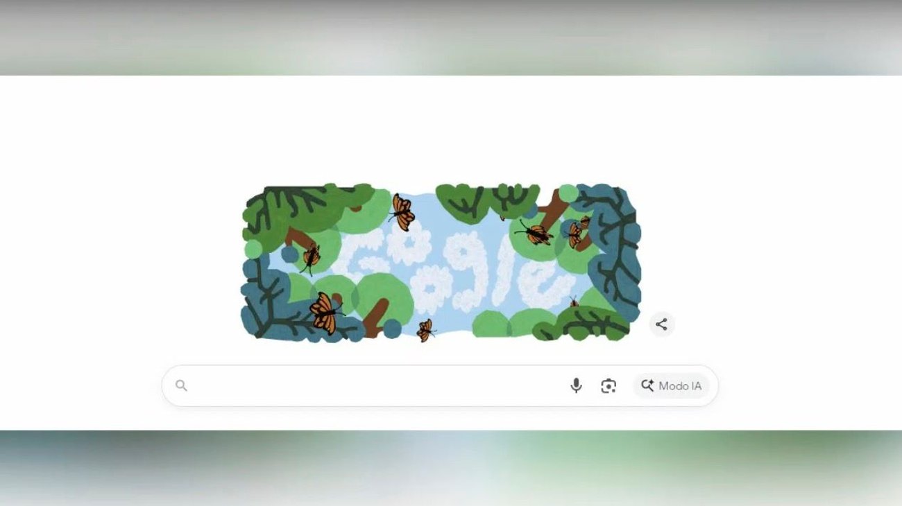 Google homenajea llegada de mariposa monarca a México