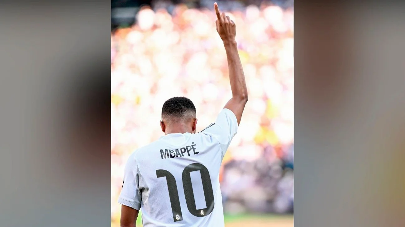 Kylian Mbappé ya es el nuevo '10' del Real Madrid