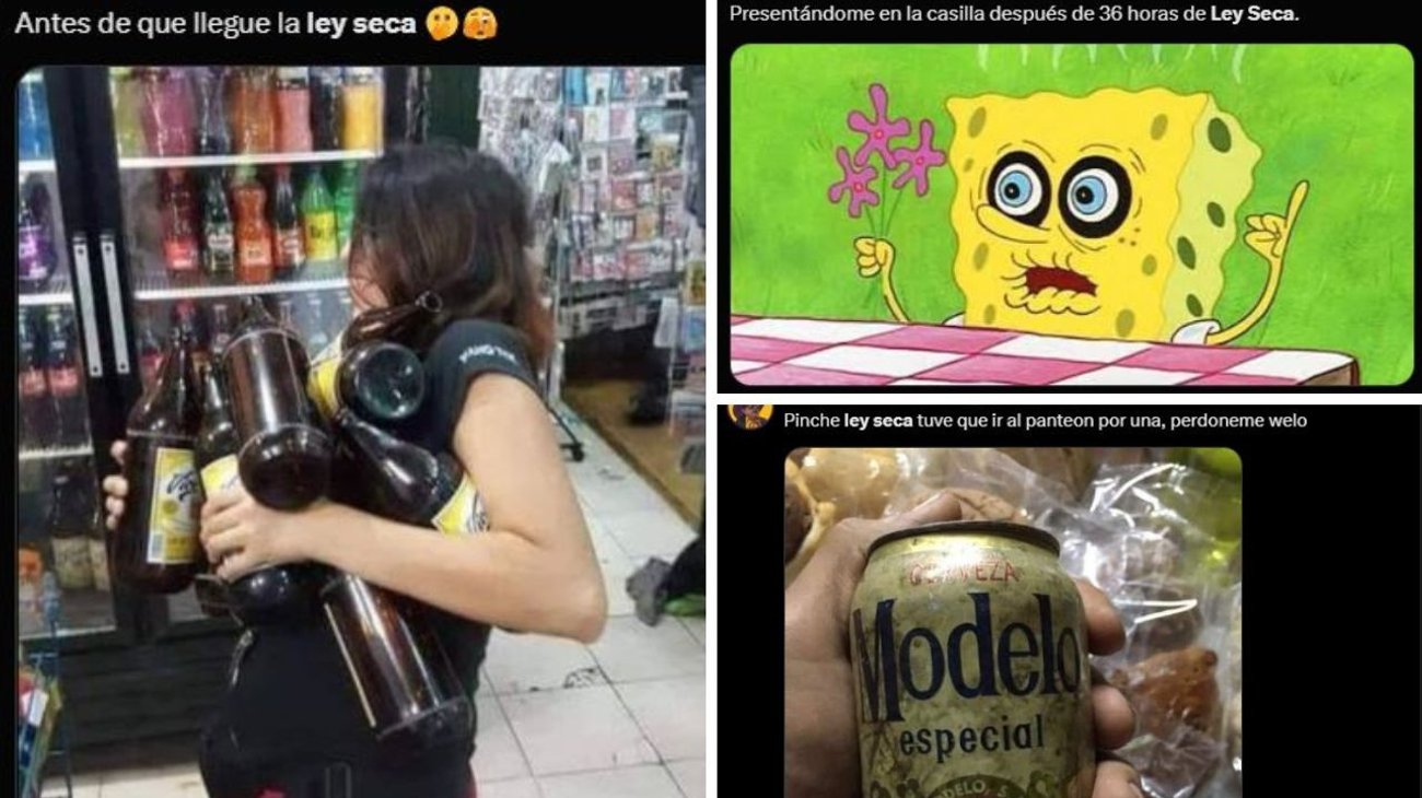 Los memes del inicio de la Ley Seca por elecciones 2024