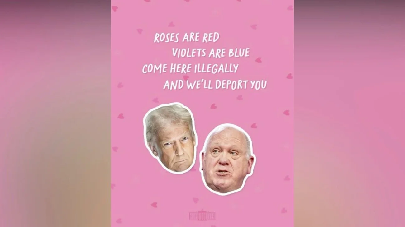 Trump envía un mensaje a los migrantes por el día de San Valentín