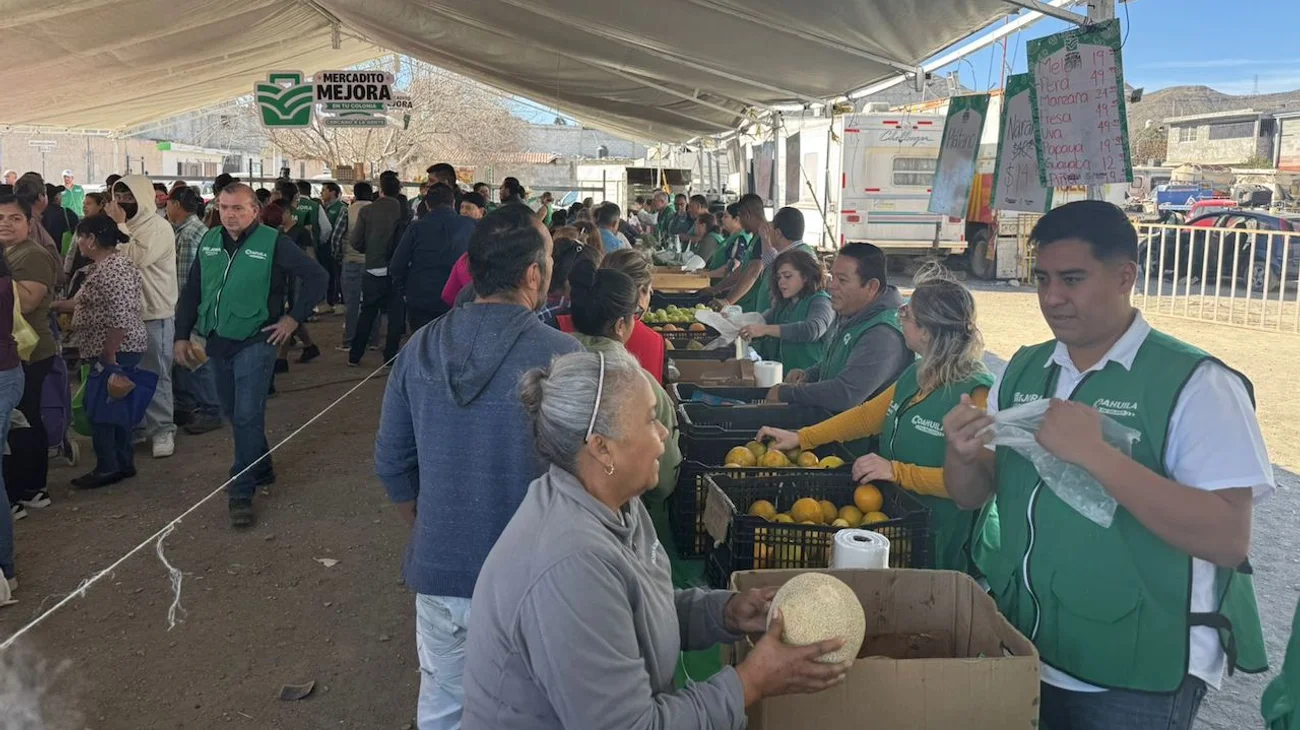 Beneficia Mercadito Mejora a más de 17 mil familias en Coahuila