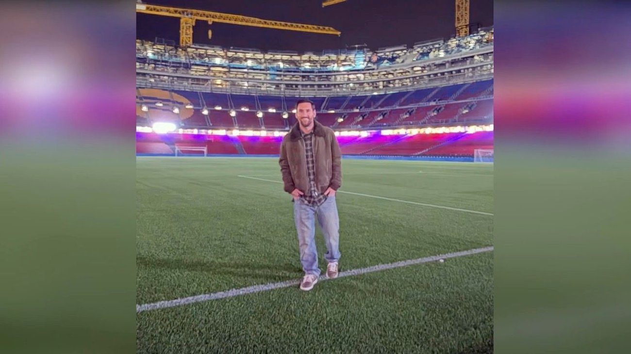 Lionel Messi pisa de nuevo la cancha del Camp Nou