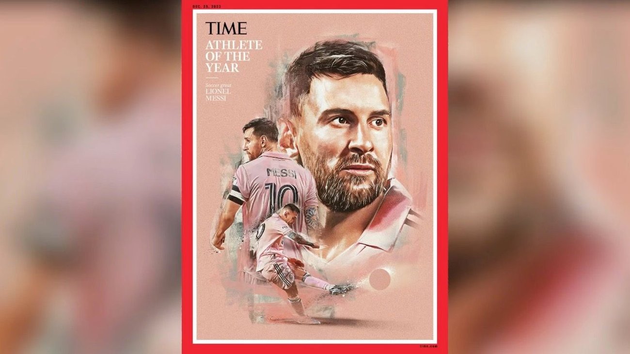 Elige la revista Time a Lionel Messi deportista del año