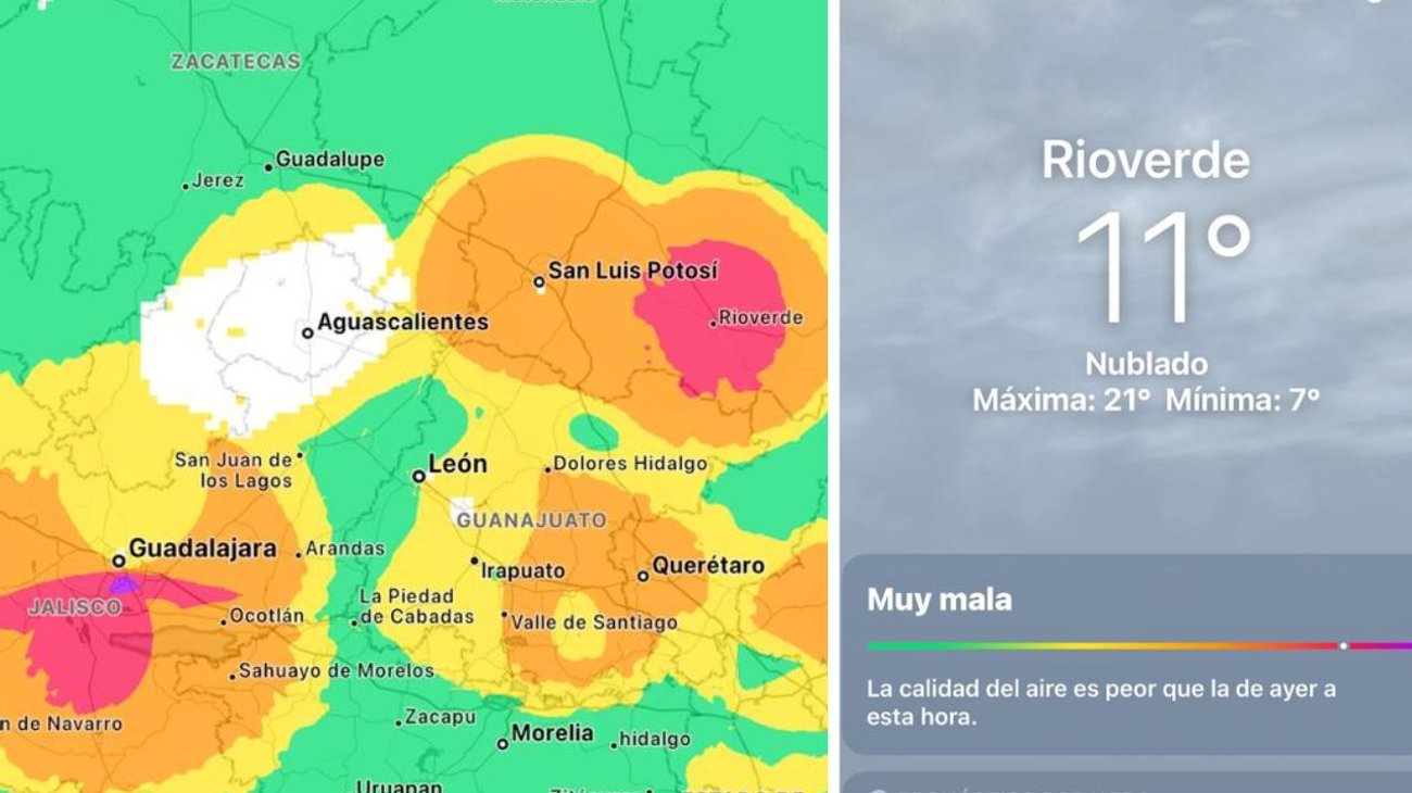 No solo Monterrey: Contaminación 'muy mala' en todo México