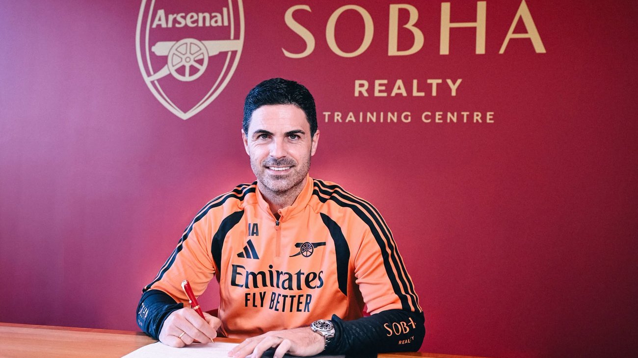 Mikel Arteta renueva con el Arsenal hasta 2030