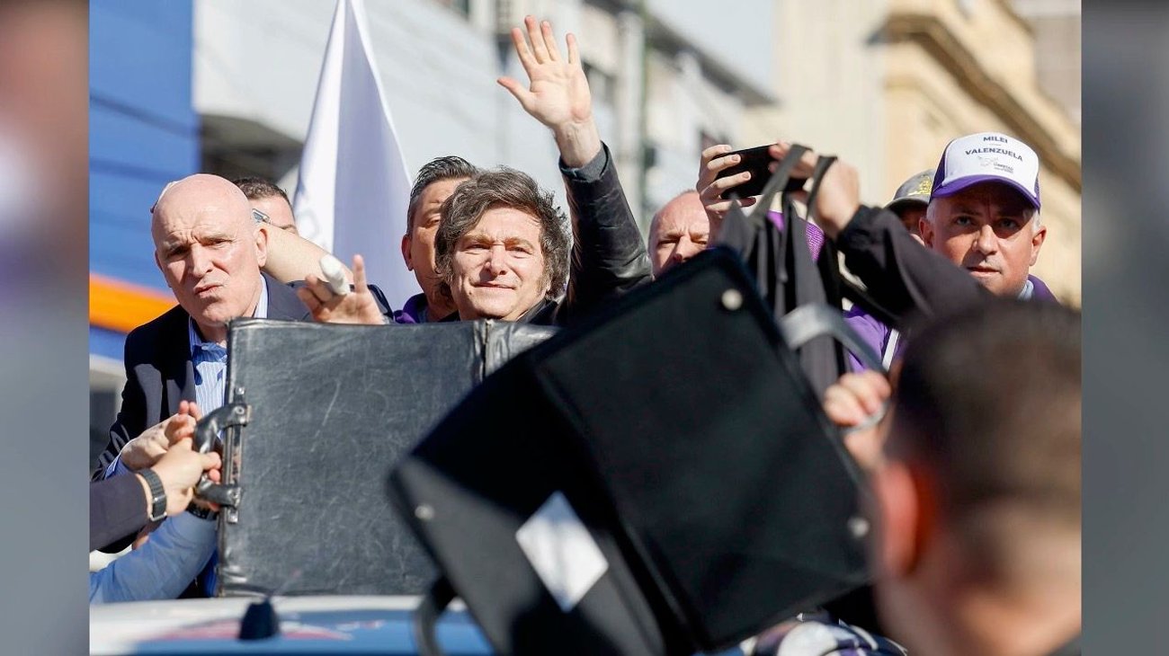 Fue emocionante enfrentar la lluvia de piedras: Javier Milei 